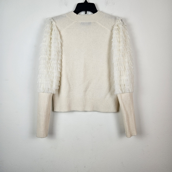 SEA NEW YORK Novia Princess Wool Sweater Size XS Cream - Picture 8 of 10